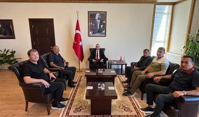 Afşin Kaymakamı Arslantürk’e Ziyaretler Devam Ediyor