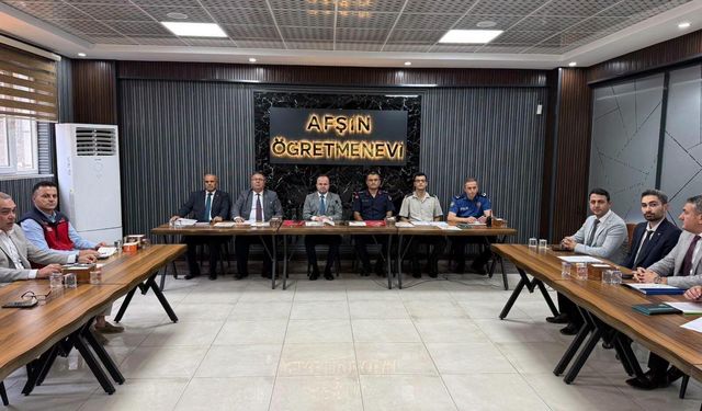 Afşin’de 2026-2027 Eğitim-Öğretim Yılı Hayat Boyu Öğrenme Toplantısı Yapıldı