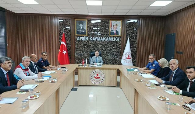 Afşin’de İlçe İdare Şube Başkanları Toplantısı Gerçekleştirildi