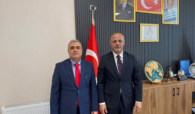 Başkan Kıraç, İlçe Milli Eğitim Müdürü Özdemir ve Heyetini Ağırladı