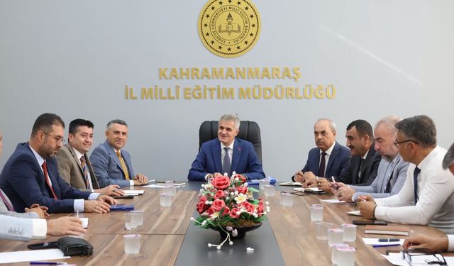 Kahramanmaraş İl Millî Eğitim Müdürlüğünde İstişare Toplantısı Gerçekleştirildi