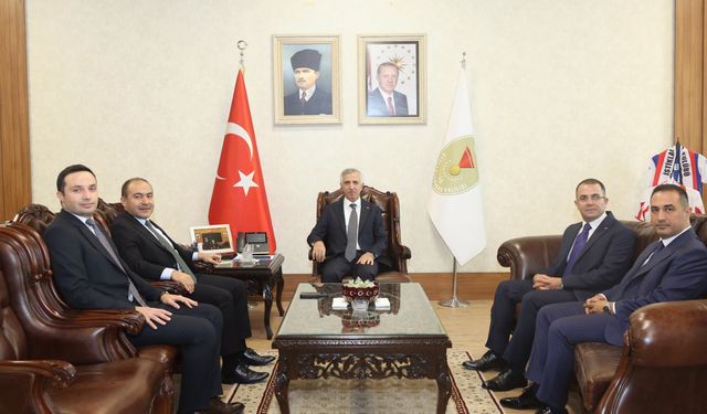 Kahramanmaraş’ta Yargı Mensuplarından Vali Ünlüer’e Ziyaret