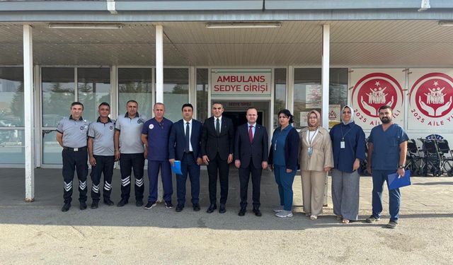 Kaymakam Arslantürk’ten Afşin Devlet Hastanesi’ne Ziyaret