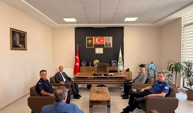 Kaymakam Arslantürk’ten Başkan Kıraç’a Ziyaret
