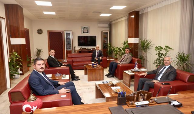Vali Ünlüer’den Elbistan Cumhuriyet Başsavcılığı’na Ziyaret