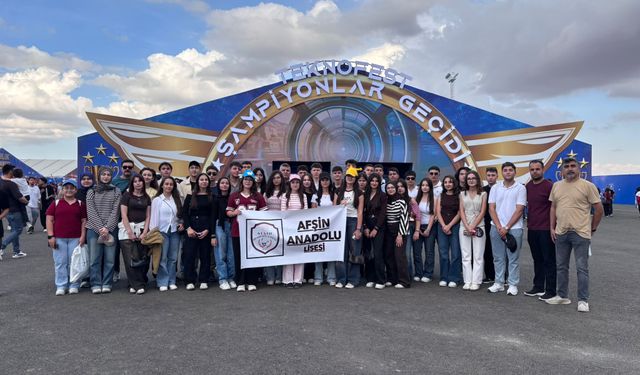Afşin Anadolu Lisesi Öğrencileri TEKNOFEST Heyecanını Yaşadı