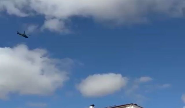 Afşin Semalarında Helikopter Görüntülendi!