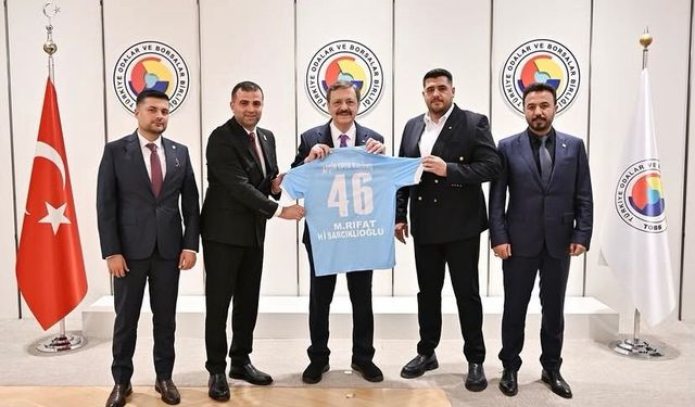 Afşin TSO Yönetiminden TOBB Başkanı Hisarcıklıoğlu’na Ziyaret