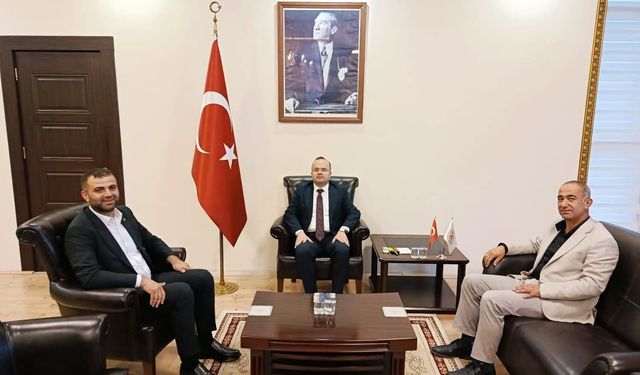 Afşin’de Oda Başkanlarından Kaymakam Arslantürk’e Ziyaret