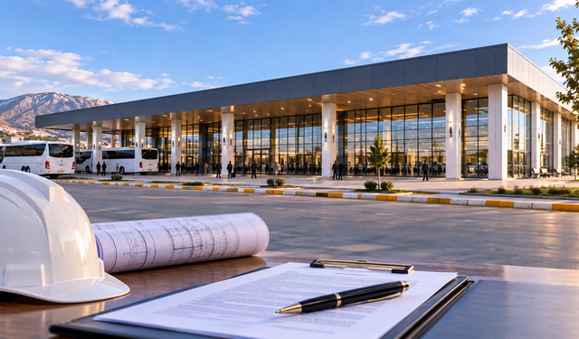 Afşin’in Yeni Terminal Binası Projesinde Sözleşme İmzalandı!