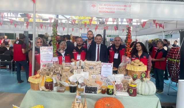 Afşin’in Yöresel Ürünleri Tarım Fuarı’nda Tanıtılıyor