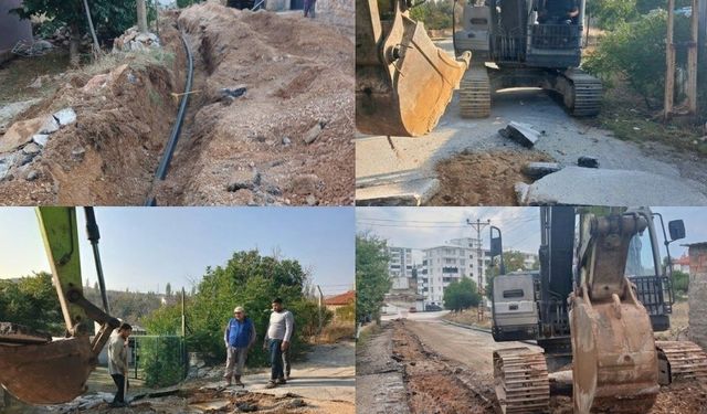 Beyceğiz Mahallesi’nde Su Boruları Yenileniyor