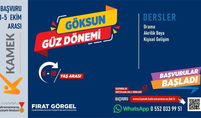 KAMEK Türkoğlu ve Göksun’da Kurs Kayıtları Başladı
