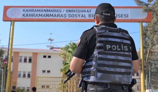 Kahramanmaraş’ta Polis Okul Çevrelerini Mercek Altına Aldı