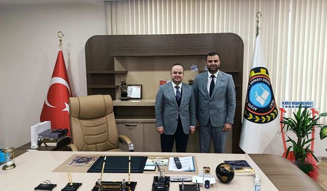 Kaymakam Arslantürk’ten ATSO Başkanı Karatut’a Ziyaret