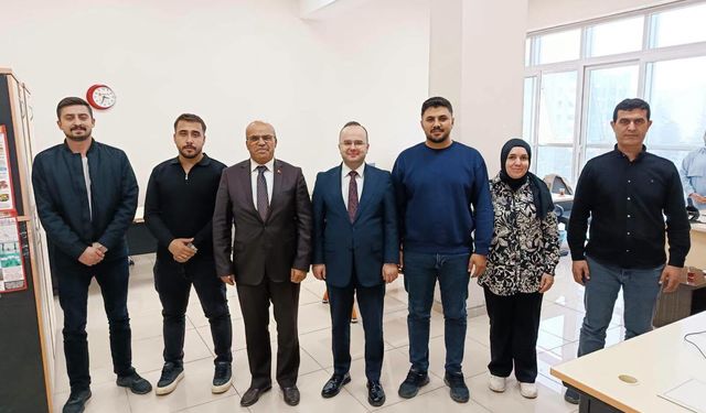 Kaymakam Arslantürk’ten Milli Emlak ve Yıkım Enkaz Komisyonuna Ziyaret