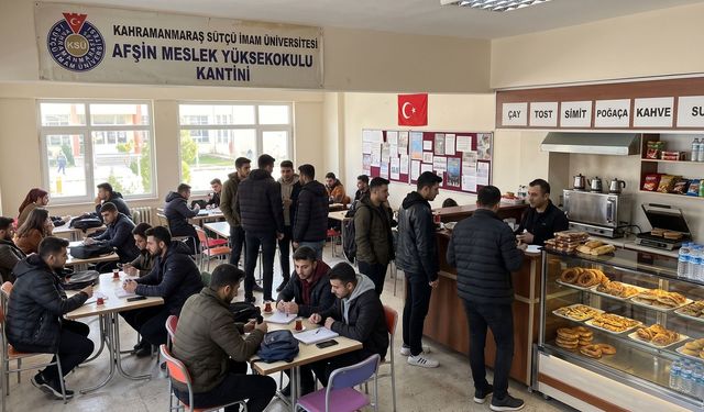 KSÜ, Afşin Dahil 4 İlçedeki Kantinleri Kiraya Verecek