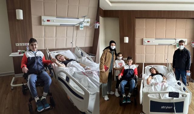 Okul Saldırısında Yaralanan Öğrenciden Kazada Yaralanan Vekile Ziyaret