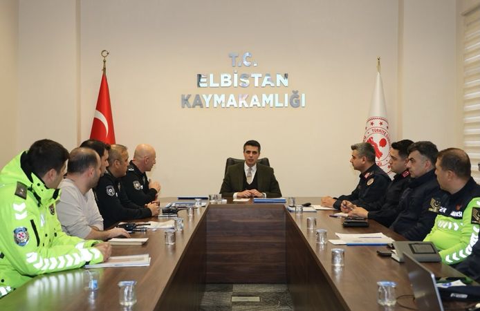 Elbistan’da Genel Asayiş ve Güvenlik Değerlendirme Toplantısı Gerçekleştirildi