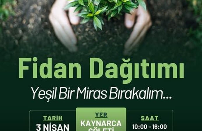 Elbistan Belediyesi’nden Fidan Dağıtım Etkinliği