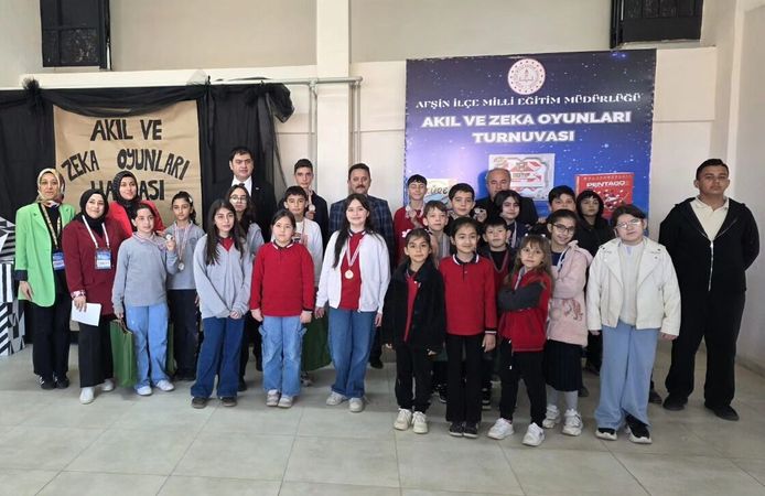Afşin’de Akıl ve Zekâ Oyunları Turnuvası Düzenlendi