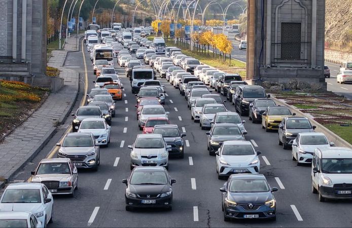 Trafikteki araç sayısı 34 milyonu aştı