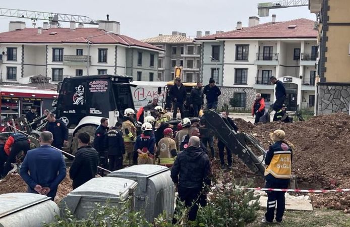 Manisa'da göçük altında kalan işçi öldü