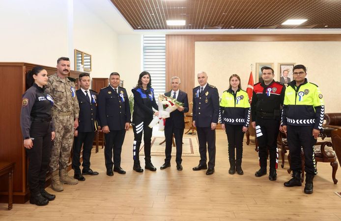 Vali Ünlüer’den Polis Teşkilatına Kutlama Kabulü