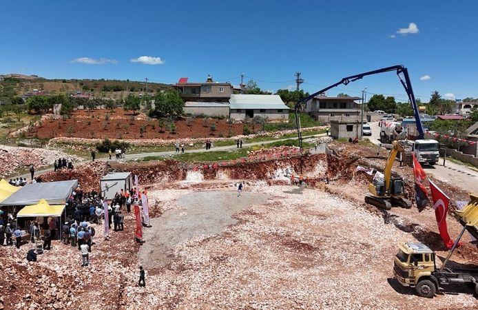 Pazarcık’ta Yusuf-Gönül Alpdoğan İlkokulu’nun Temeli Atıldı