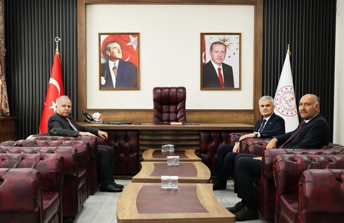 İl Millî Eğitim Müdürü Akpınar, 112 Acil Çağrı Merkezi İl Müdürü Ozan’ı Ağırladı