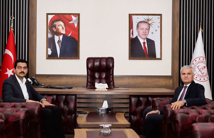 Pazarcık Kaymakamı Teke’den İl Millî Eğitim Müdürü Akpınar’a Ziyaret