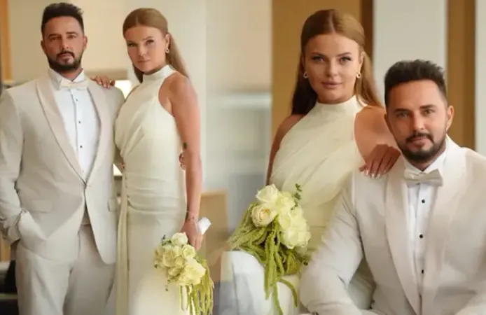 Gökhan Özen evlendi! Naz Canbaz ile nikah masasına oturdu: İşte ilk kareler