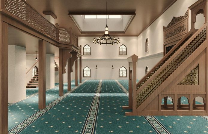 Depremde Hasar Alarak Yıkılan Fatma Gölcü Camii, Hızla Yükseliyor