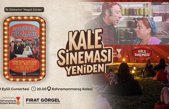 Büyükşehir’den Açık Hava Sinemasına Davet!