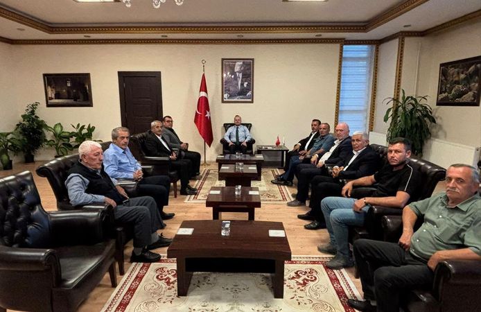 Kaymakam Arslantürk’e Ziyaretler Sürüyor