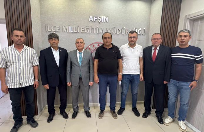 Afşin İlçe Milli Eğitim Müdürü Özdemir’e Hayırlı Olsun Ziyaretleri Devam Ediyor