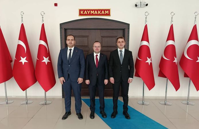 Afşin Kaymakamı Abdullah Arslantürk’e Vali Yardımcılarından Ziyaret