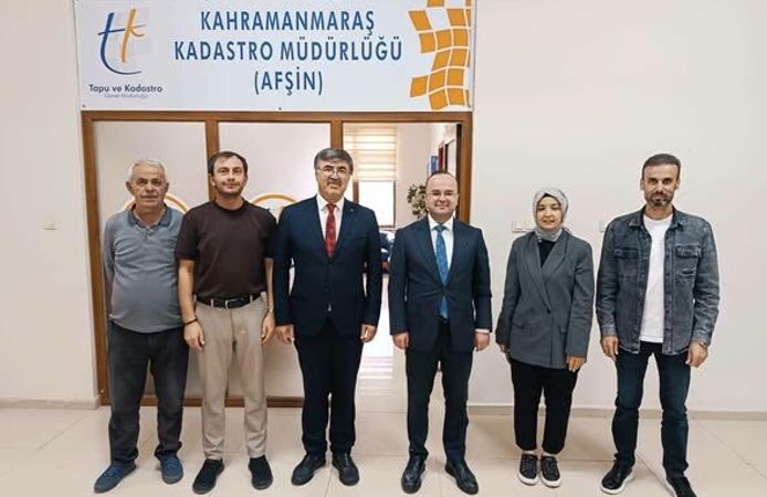 Kaymakam Arslantürk’ten Kadastro Birimine Ziyaret