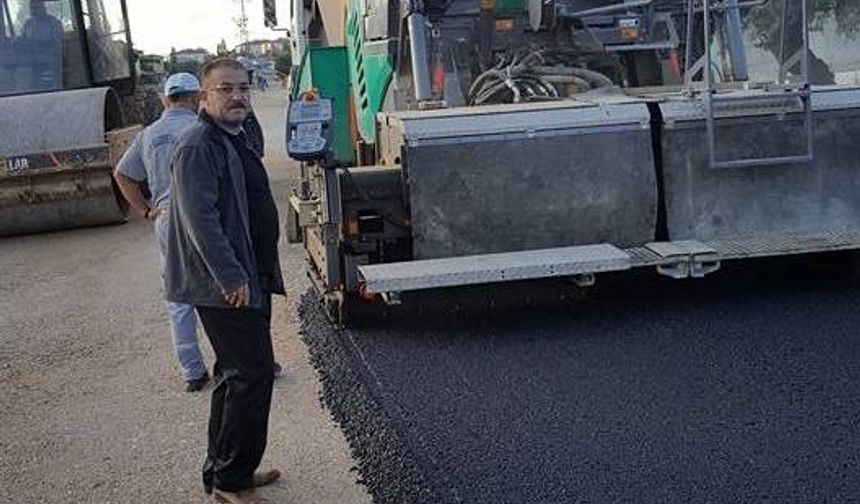 Afşin Belediyesi’nden Bayram Öncesi Asfalt Mesaisi