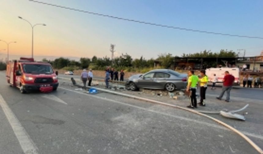 İki Otomobilin Çarpıştığı Kazada 6 Kişi Yaralandı