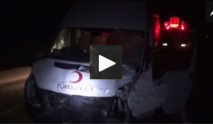 Afşin'de Trafik Kazası: 1 Ölü 3 Yaralı