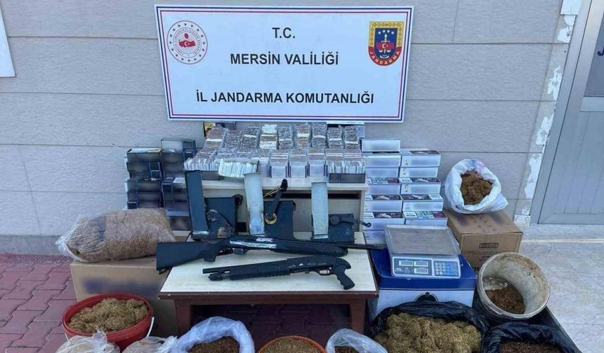 Mersin’de kaçak sigara operasyonu: 5 gözaltı