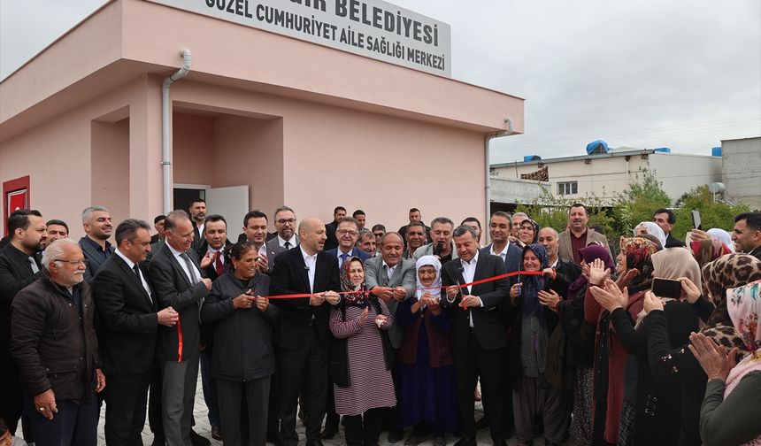Yüreğir'de yapımı tamamlanan aile sağlığı merkezi açıldı