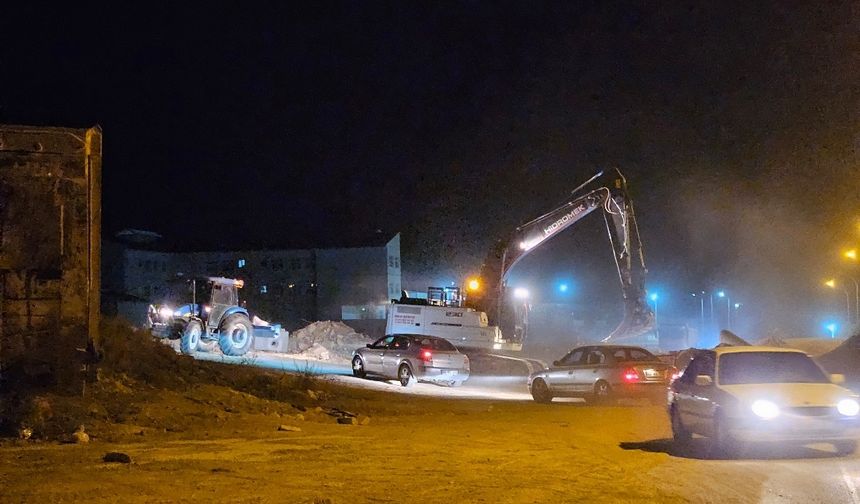 Afşin'de Kanalizasyon Çalışmasında İş Kazası: 1 Yaralı