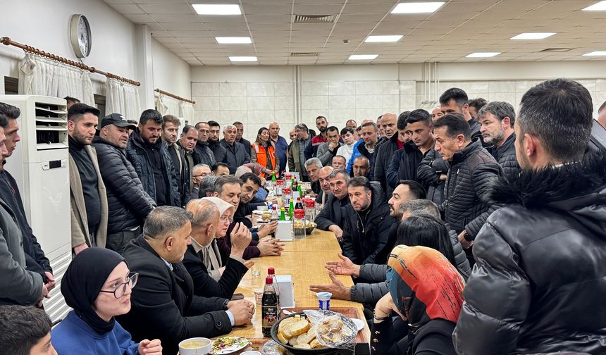 Afşin Elbistan B Termik Santrali’nde Gönül Sofrası Kuruldu