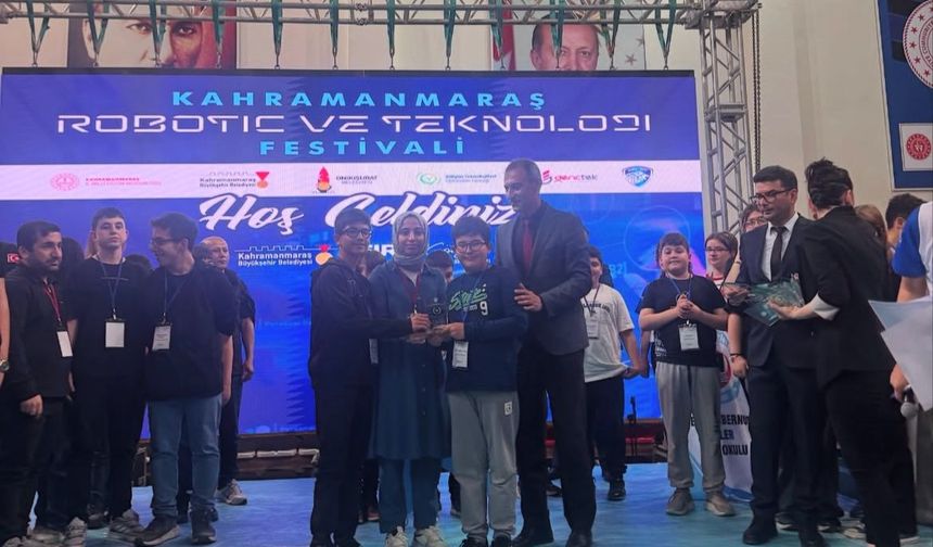 Afşinli Öğrenciler, Teknoloji Festivalinden Ödül İle Döndüler