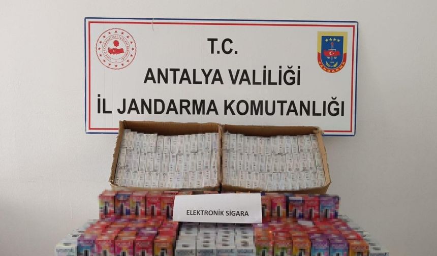 Gazipaşa’da 850 adet kaçak elektronik sigara ele geçirildi