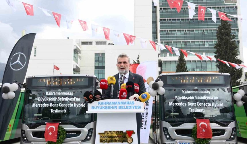 Kahramanmaraş’a 48 yeni hizmet aracı
