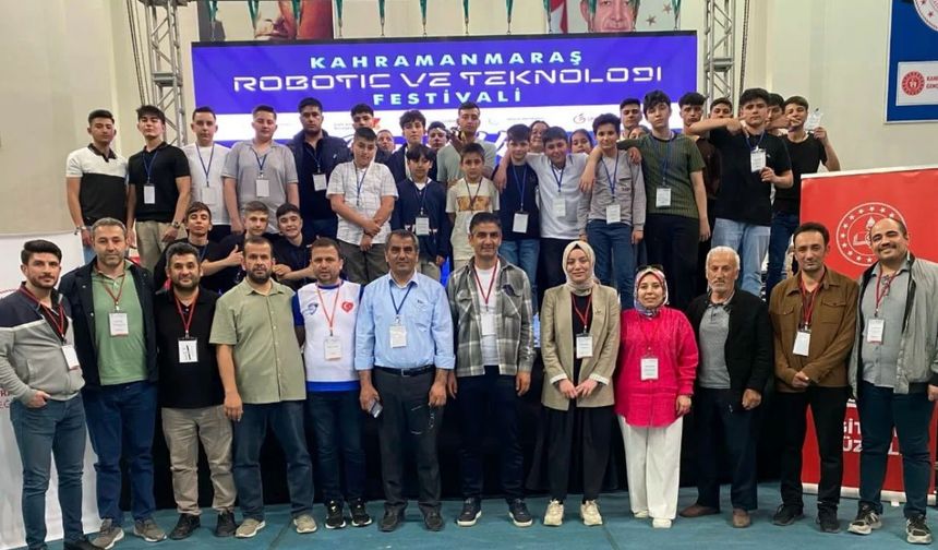 Kahramanmaraş Robotik ve Teknoloji Festivalinde Elbistan Rüzgârı Esti