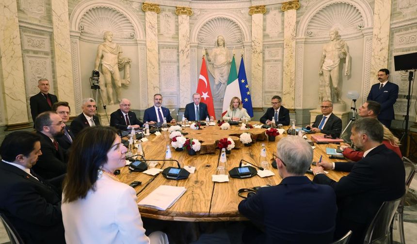 Türkiye-İtalya 4. Hükümetlerarası Zirvesi başladı